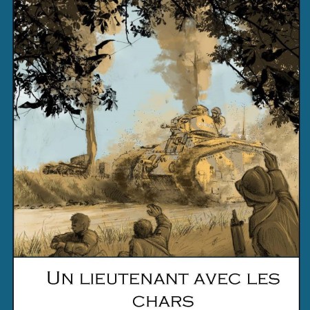 Un lieutenant avec les chars
