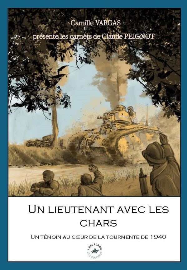 Un lieutenant avec les chars